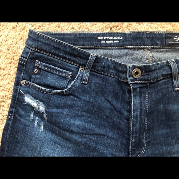 Anthropologie Stevie Mid-Rise Skinny Ankle Jeans - Picture 2 of 5